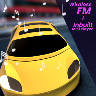 Car Flip Phone with Dual Screen & Dual SIM + Free Wireless Bluetooth Earpods with Charging Case & Inbuilt Powerbank (CSM10)