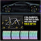 Colorful Tyre Reflectors For Car & Bike Pack Of 40 (CTRP40)