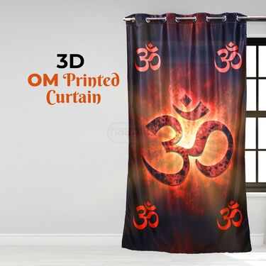 Om Printed 3D Curtain (CU5)