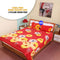 Floral Print Double Bed Sheet With 2 Pillow Cover Free (DBS11)