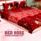 Red Rose Double Bed Sheet Set (DBS8)