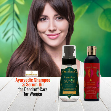 Ayurvedic Shampoo & Serum Oil For Dandruff Care For Women (DTKW)