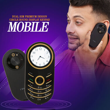 Circle Round Shape 1.32inch Keypad Mobile (K59)