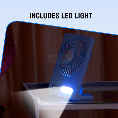 3 Speeds Fan With LED Light (EF15)