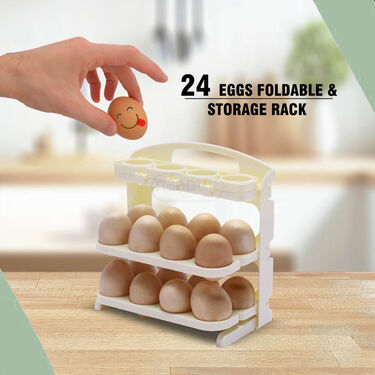 24 Eggs Foldable Organizer Tray (EGC3)