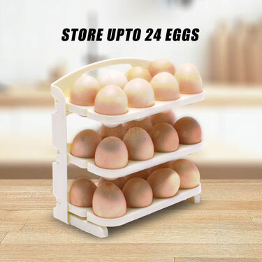 24 Eggs Foldable Organizer Tray (EGC3)