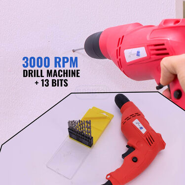 3000 RPM Drill Machine 13 Bits (ET2)