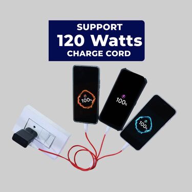 3 in 1 120W Fast Charging Type C  Cable Buy 1 Get 1 Free (FCT)