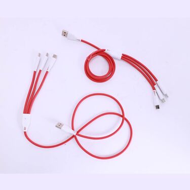 3 in 1 120W Fast Charging Type C  Cable Buy 1 Get 1 Free (FCT)