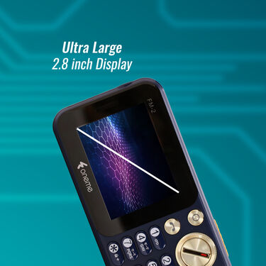 Dual Sim Big Screen Radio Mobile with Inbuilt Emergency Light (FM2)