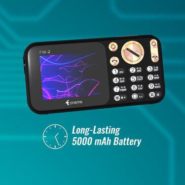 Dual Sim Big Screen Radio Mobile with Inbuilt Emergency Light (FM2)
