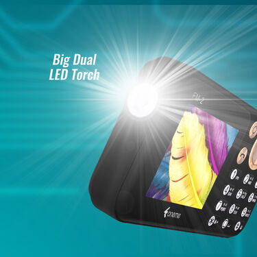 Dual Sim Big Screen Radio Mobile with Inbuilt Emergency Light (FM2)