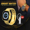 Golden Bluetooth Calling Smart Watch + FREE Wireless Bluetooth Earpod (BCSW17)