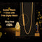 Golden Watch + Chain with Digital Watch (MGWCFD2)