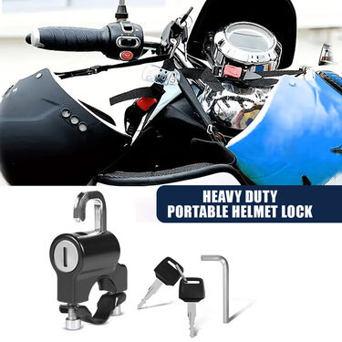 Portable Bike Handlebar Helmet Lock (HLOCK)