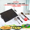 Jumbo Non Stick Dosa Tawa + Free Dosa Batter Spoon + Wooden & Nylon Spatula + Vegetable Masher (1PT1BS2)