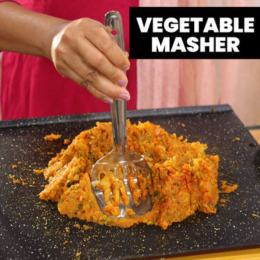 Jumbo Non Stick Dosa Tawa + Free Dosa Batter Spoon + Wooden & Nylon Spatula + Vegetable Masher (1PT1BS2)
