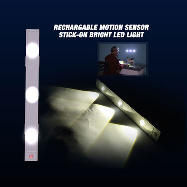 Rechargeable Motion Sensor Stick-on Bright LED Light (L58)