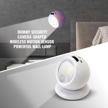 Security Camera-Shaped Wireless Motion Sensor Powerful Wall Lamp (L68)