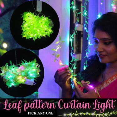 Leaf Pattern Curtain Light - Pick Any 1 (L9)