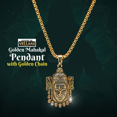 Golden Chain + Mahakal Pendant (MGJ45)