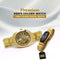 Mens Golden Watch with Golden Digital Watch (MGWD5)