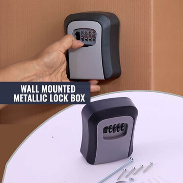 Wall Mounted Metallic Lock Box (PD26)