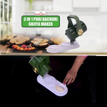 3 in 1 Puri Kachaori & Gujiya Maker (PKG15)