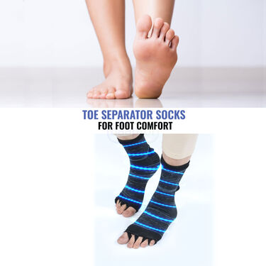 Toe Separator Socks For Foot Comfort (PRS160)