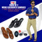 Pack of 2 Men's Leatherite Sandals + Free Sports Watch And Sunglasses (SW55)