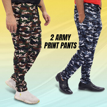 Pack of 3 Round Neck T-shirts with 2 Printed Pants (PTR-1)