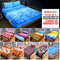 Pack of 5 Nature Print Double Bedsheets Set with 5 Single Bedsheets Set (5DSBS5)
