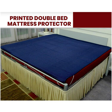 Printed Double Bed Mattress Protector Sheet (DMP3)