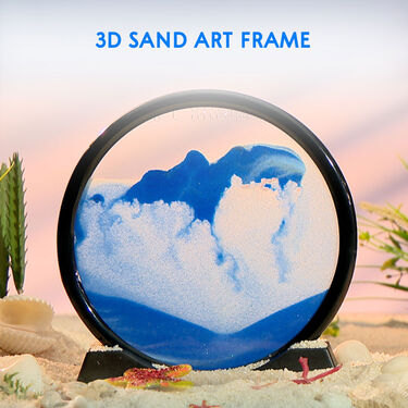 Moving Sand Art Glass showpiece (SAS1)