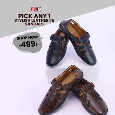 Pick Any 1 Stylish Leatherite Sandals (SD4)