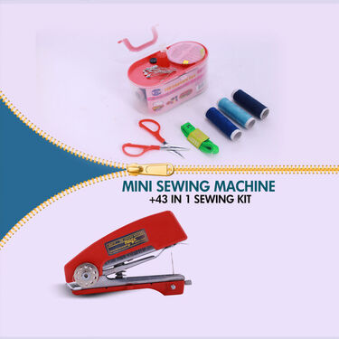 Mini Sewing Machine + 43 in 1 Sewing Kit (SEM2)