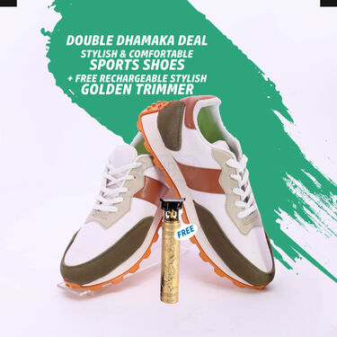 Sports Shoes + Free Stylish Golden Trimmer (SSC18)