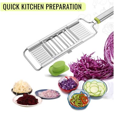 Stainless Steel 6 in 1 Vegetable Cutter (6SS2)
