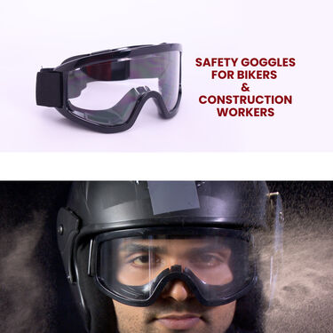 Safety Goggles For Bikers & Construction Workers (TBG)