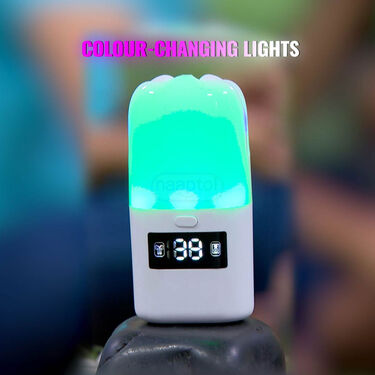 3 in 1 Wireless Bluetooth Earpods Cum Speaker With Colour Changing lights & Digital Display (TWS66)