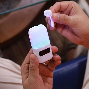 3 in 1 Wireless Bluetooth Earpods Cum Speaker With Colour Changing lights & Digital Display (TWS66)