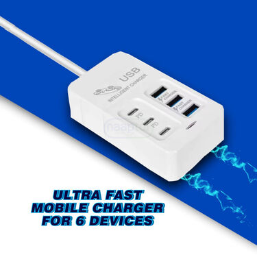 Ultra Fast Mobile Charger For 6 Devices (UFC1)