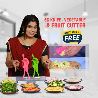 5 G Knife -Vegetable & Fruit Cutter Buy 1 Get 1 (VFC)