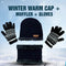 Winter Warm Cap Neck Warmer And Gloves Set - Pick Any 1